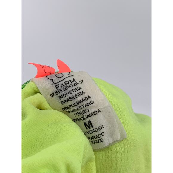 FARM Women's Green Tropical Floral Side-Tie Bikini Bottom SZ M - Picture 7 of 7